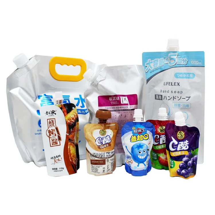 Pungă pentru băuturi cu gura de scurgere